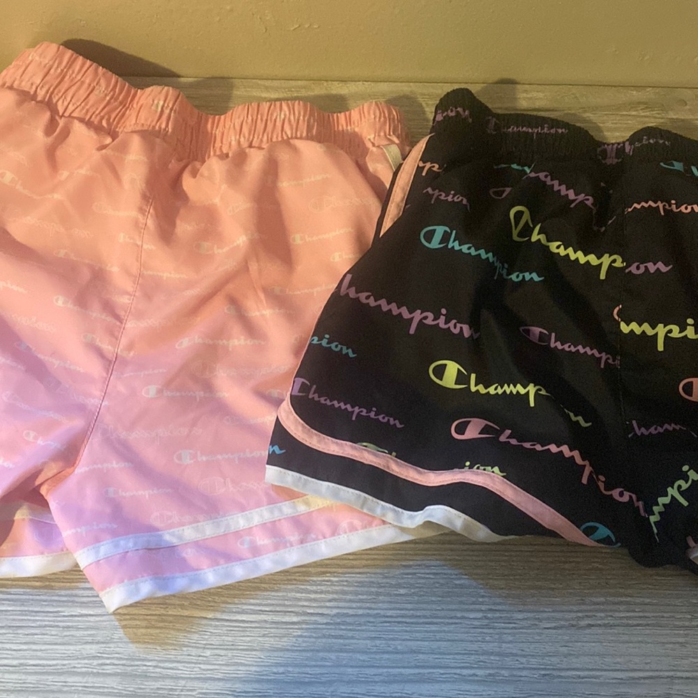 Girls swim shorts size L take all 4 for 25.00